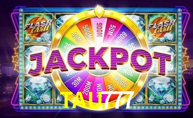 Escena dinámica inspirada en casino con iluminación TAU777, cartas, fichas e íconos de juegos digitales en un espacio moderno de juegos.